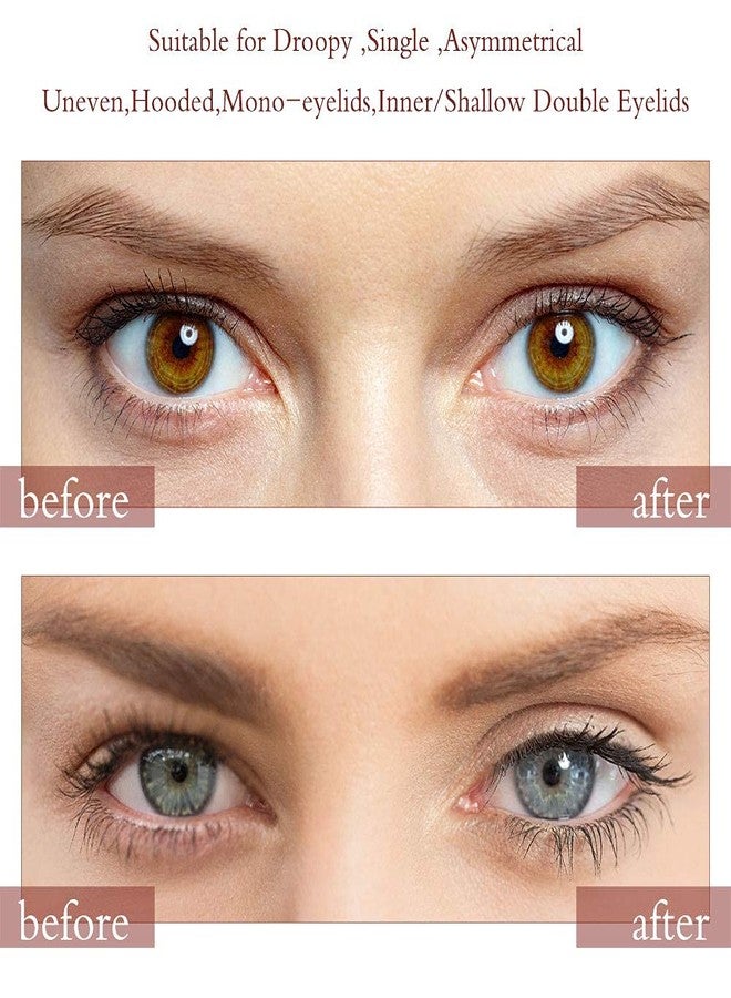 Pormasbenzer Ultra Invisible Double Eyelid Tapes Stickers Perfect for Saggy, Hooded, Droopy, Uneven, Mono-eyelids - Image 3